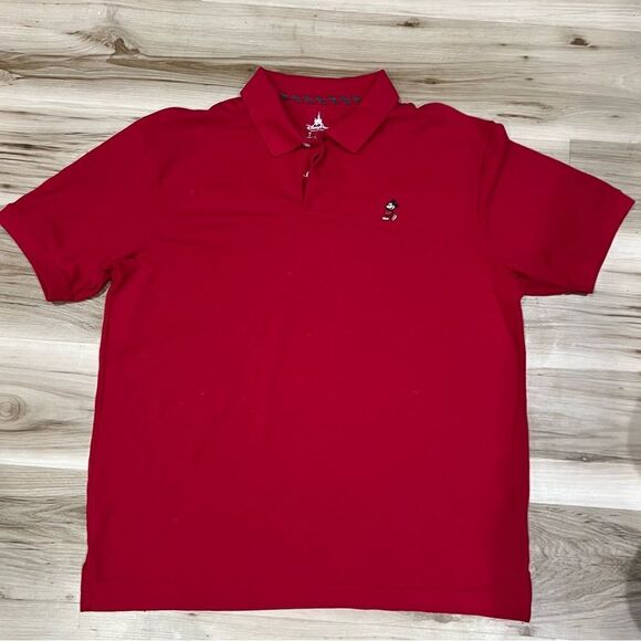 Disney Parks Mickey Embroidered Polo Shirt Men’s Large - Picture 1 of 3